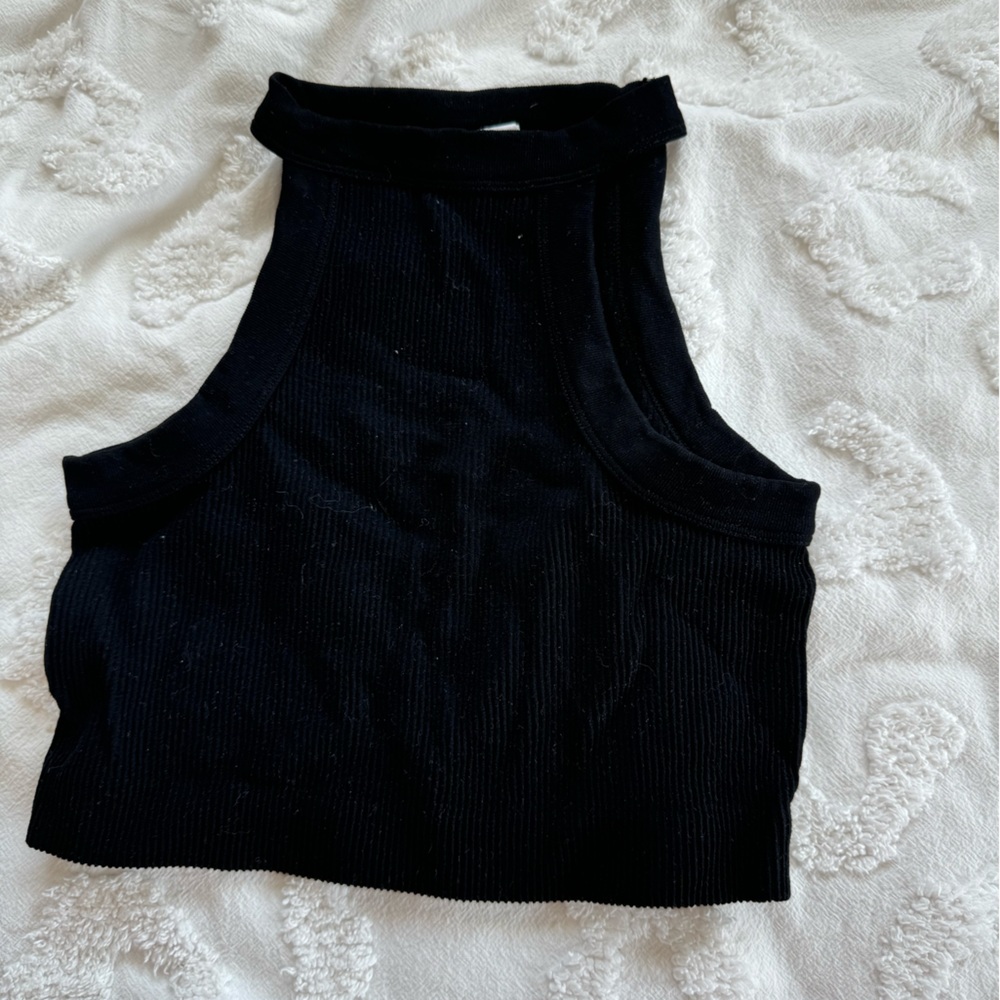 Cotton on black tank xs/s